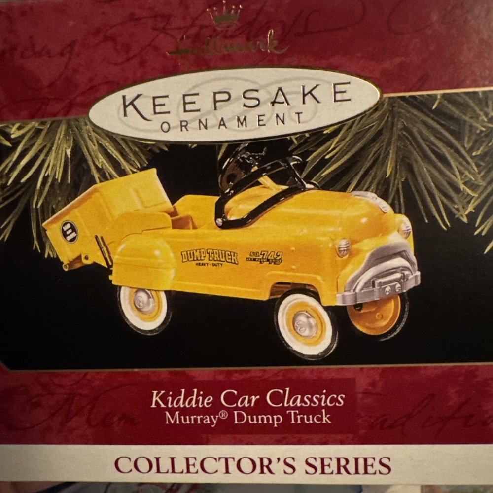 Hallmark Kiddie Car Classics~Murray Dump Truck - Collector's Series Ornament NIB